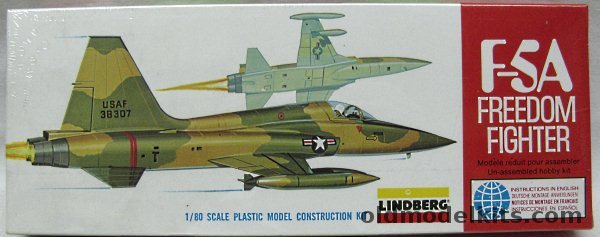 Lindberg 1/80 Northrop F-5A Freedom Fighter (Tiger), 597 plastic model kit